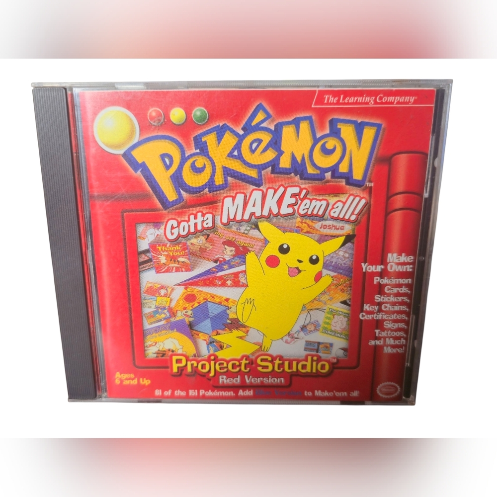 Pokemon Project Studio Red Version CD - Picture 1 of 3